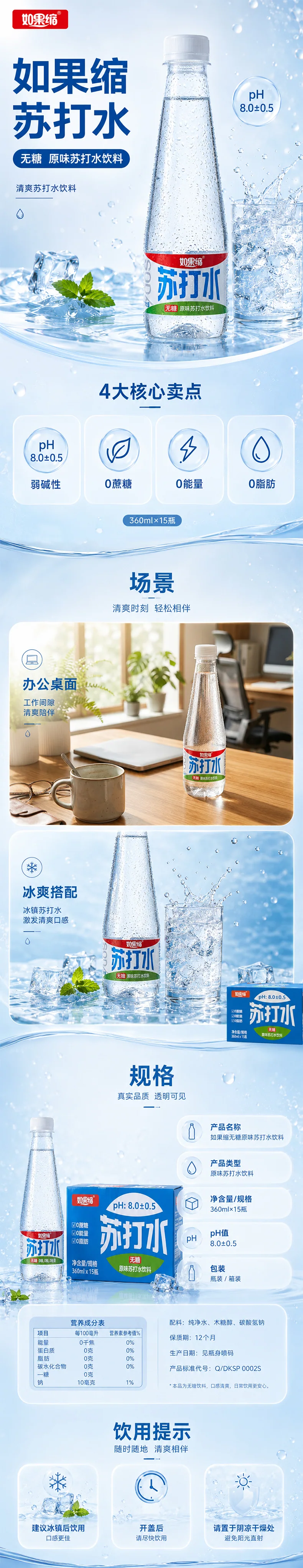 AI 饮料视觉：苏打水 封面